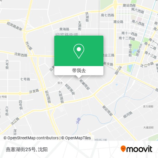 燕塞湖街25号地图