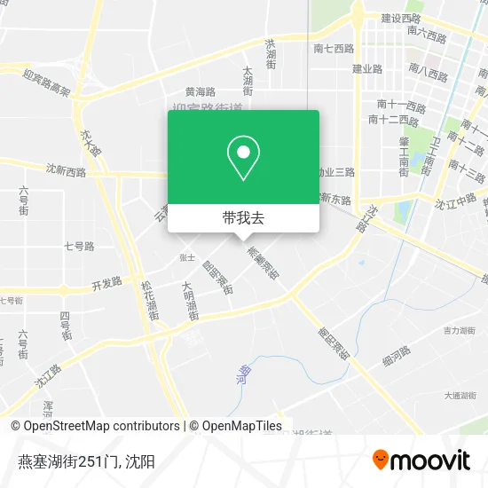 燕塞湖街251门地图