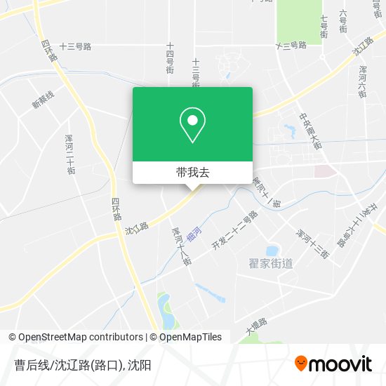 曹后线/沈辽路(路口)地图
