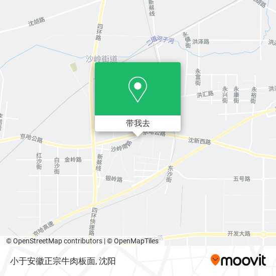 小于安徽正宗牛肉板面地图