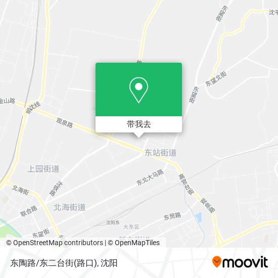 东陶路/东二台街(路口)地图