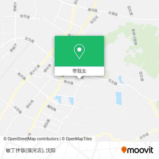 敏丁拌饭(蒲河店)地图