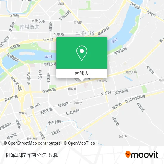 陆军总院浑南分院地图