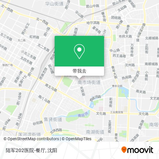 陆军202医院-餐厅地图