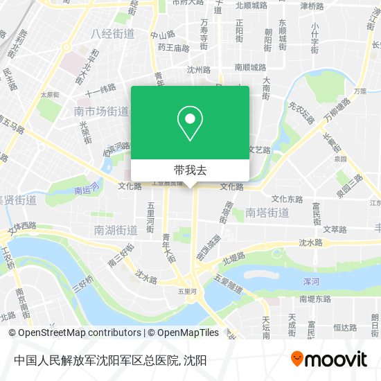 中国人民解放军沈阳军区总医院地图