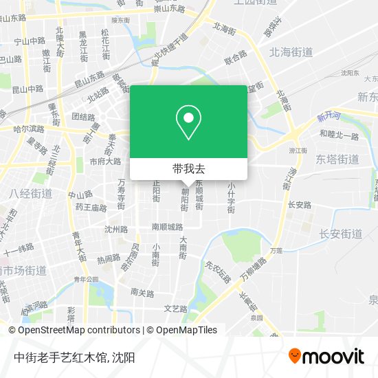 中街老手艺红木馆地图