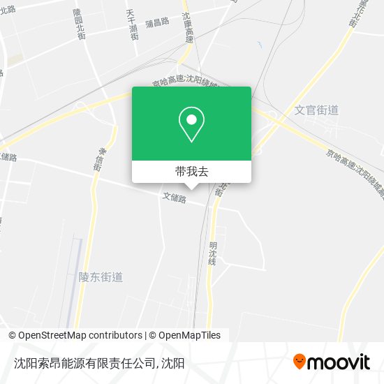 沈阳索昂能源有限责任公司地图