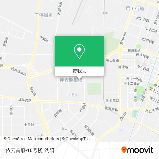 依云首府-16号楼地图