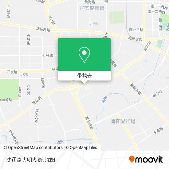 沈辽路大明湖街地图