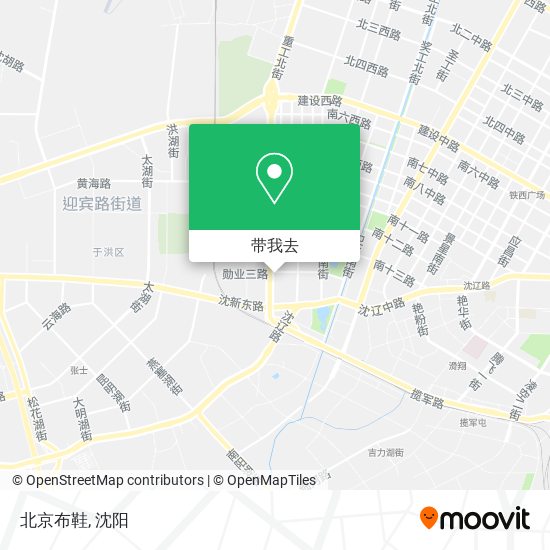 北京布鞋地图