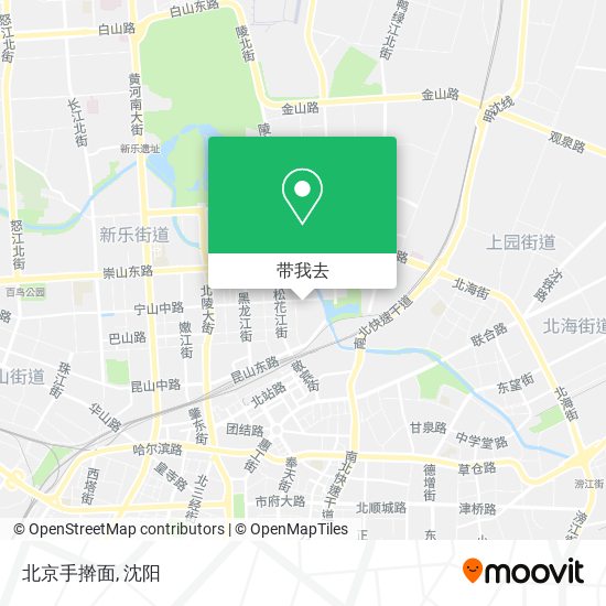 北京手擀面地图