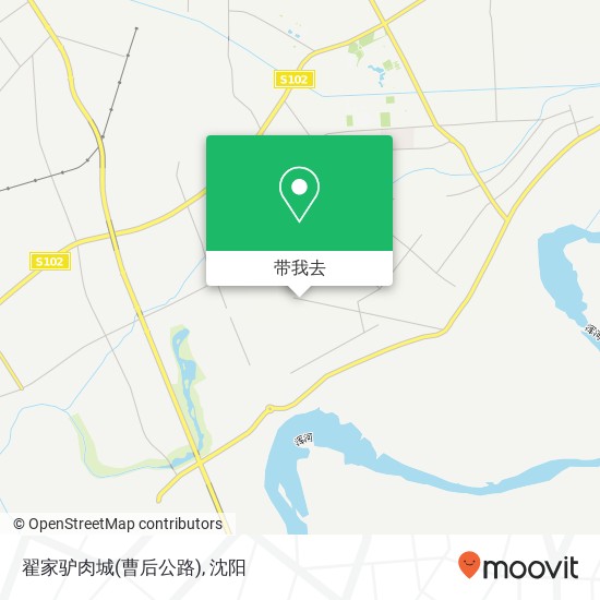 翟家驴肉城(曹后公路)地图