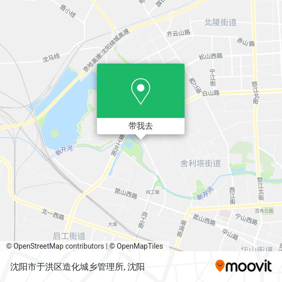 沈阳市于洪区造化城乡管理所地图