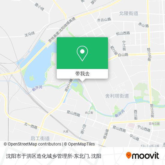 沈阳市于洪区造化城乡管理所-东北门地图