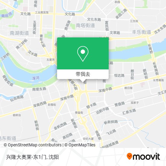兴隆大奥莱-东1门地图