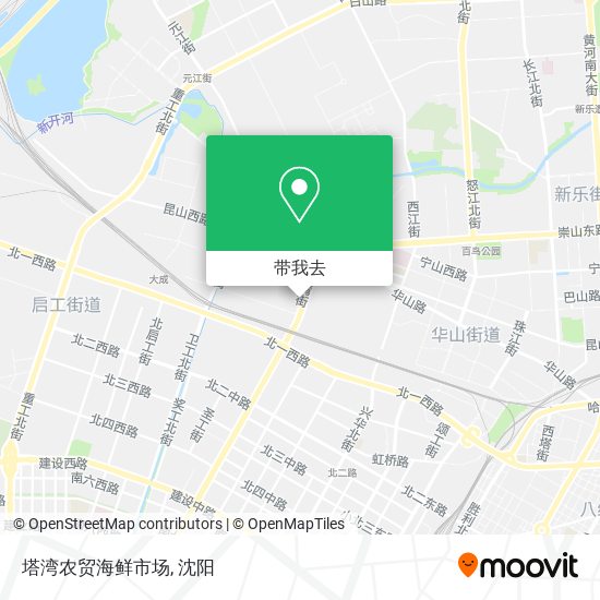塔湾农贸海鲜市场地图
