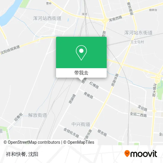 祥和快餐地图