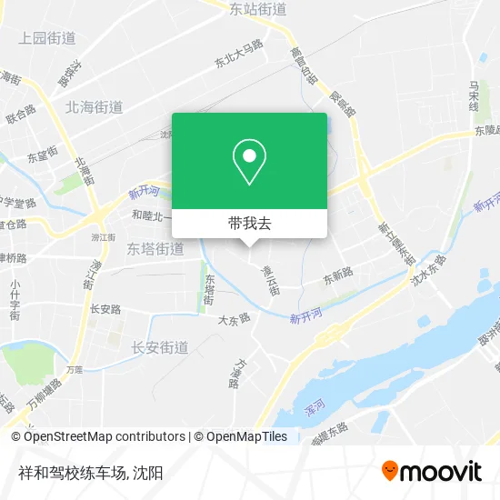 祥和驾校练车场地图