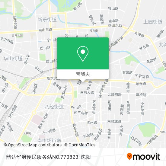 韵达华府便民服务站NO.770823地图