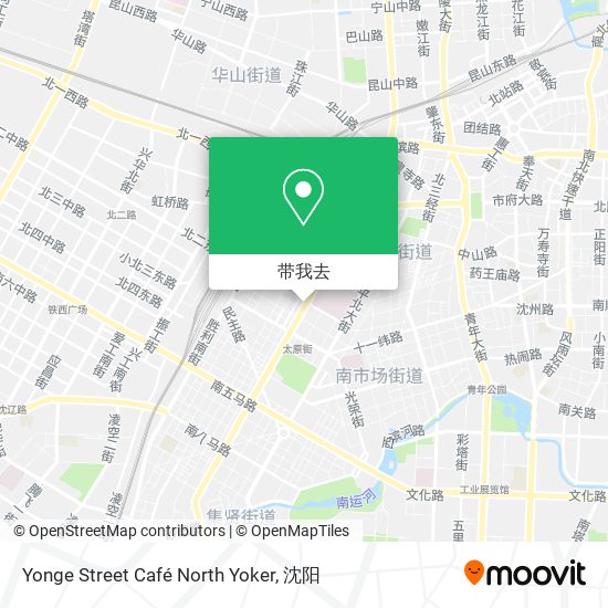 Yonge Street Café North Yoker地图
