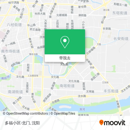 多福小区-北门地图