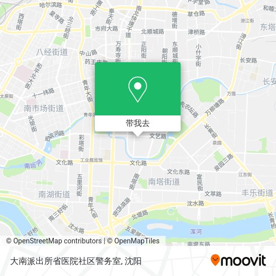 大南派出所省医院社区警务室地图