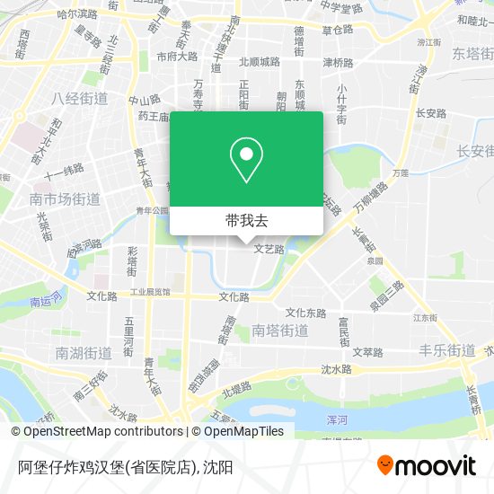 阿堡仔炸鸡汉堡(省医院店)地图