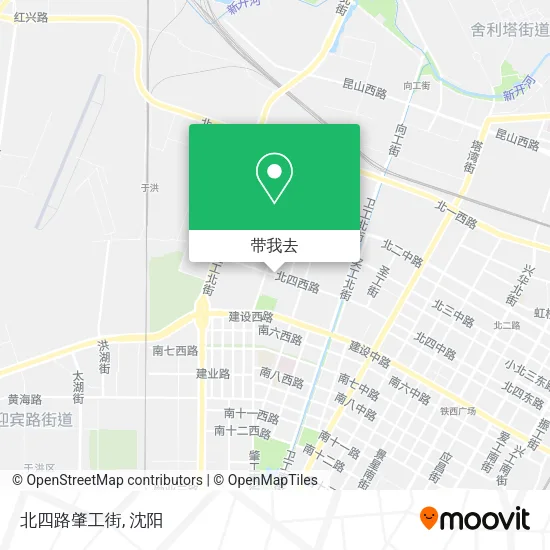 北四路肇工街地图