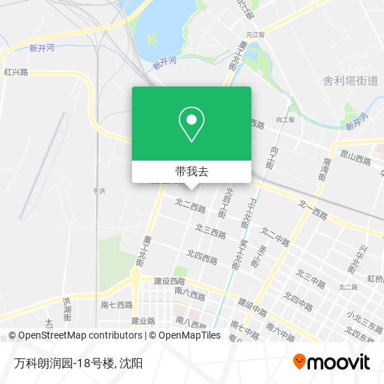 万科朗润园-18号楼地图