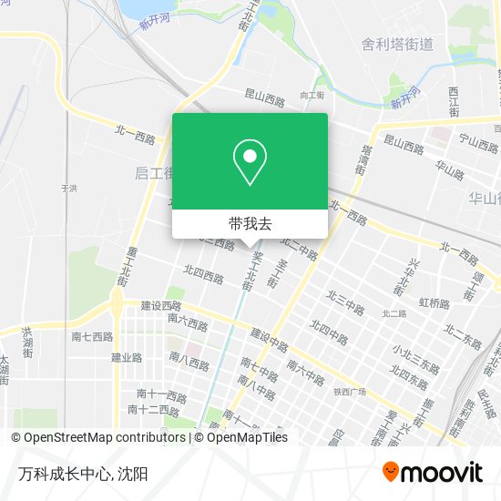 万科成长中心地图