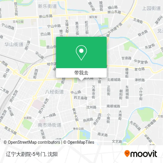辽宁大剧院-5号门地图