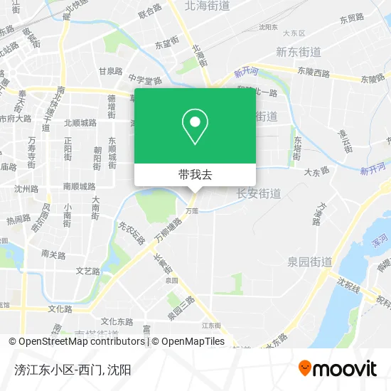 滂江东小区-西门地图