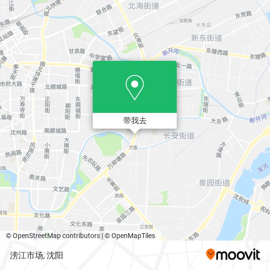 滂江市场地图