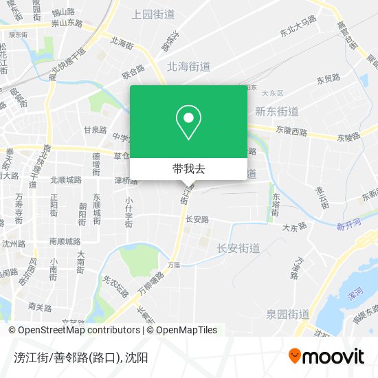 滂江街/善邻路(路口)地图