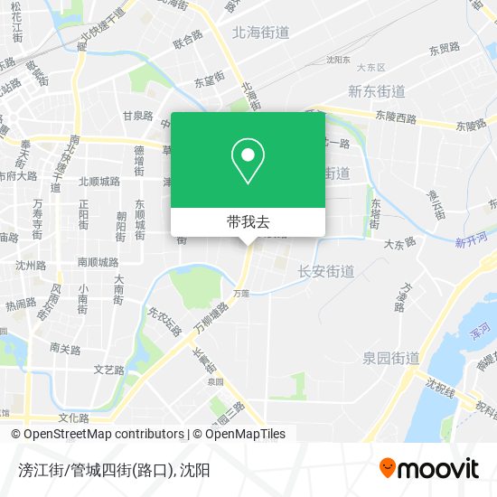 滂江街/管城四街(路口)地图