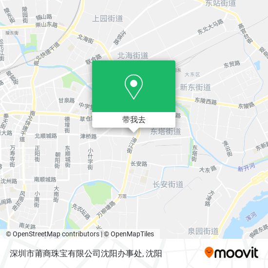 深圳市莆商珠宝有限公司沈阳办事处地图