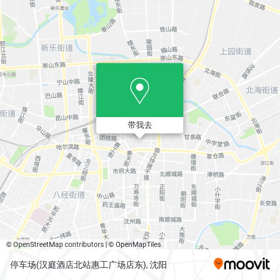 停车场(汉庭酒店北站惠工广场店东)地图