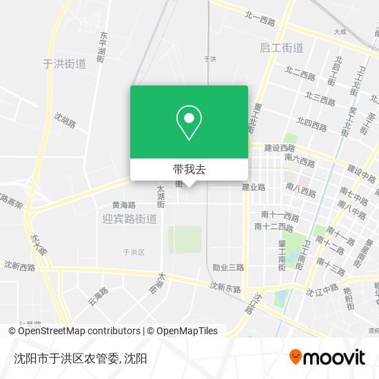 沈阳市于洪区农管委地图