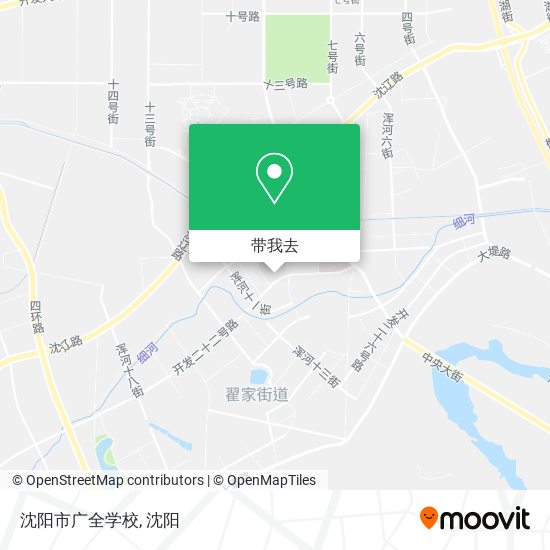 沈阳市广全学校地图
