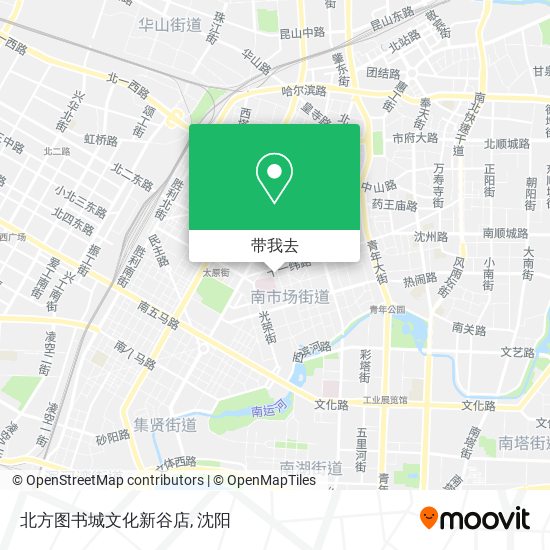 北方图书城文化新谷店地图