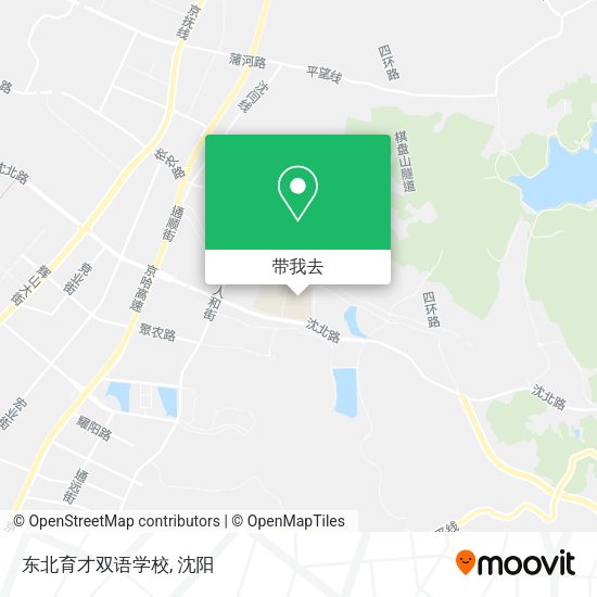 东北育才双语学校地图