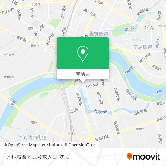 万科城西区三号东入口地图