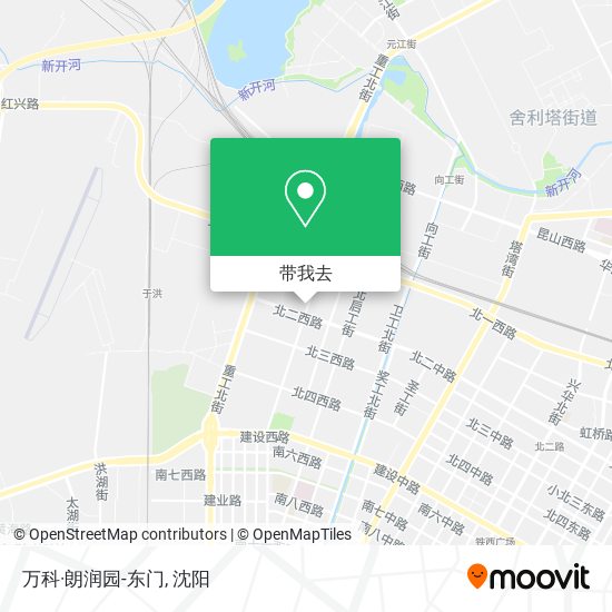 万科·朗润园-东门地图