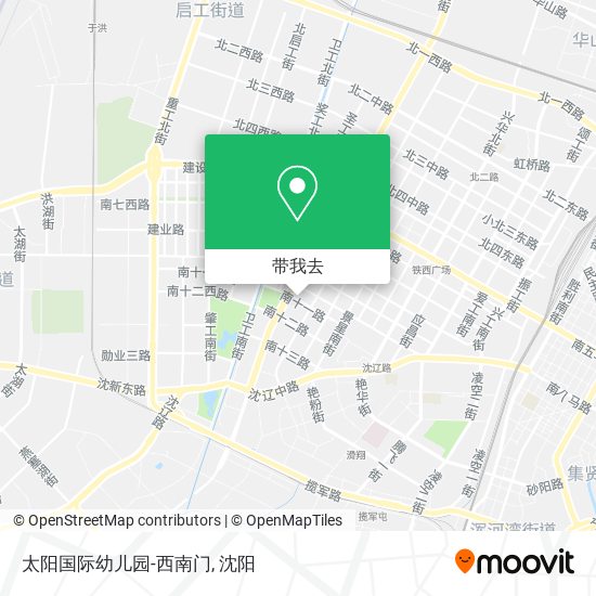 太阳国际幼儿园-西南门地图
