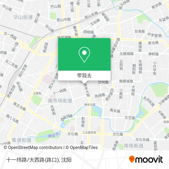 十一纬路/大西路(路口)地图