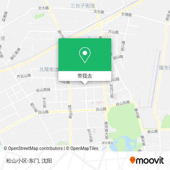 松山小区-东门地图