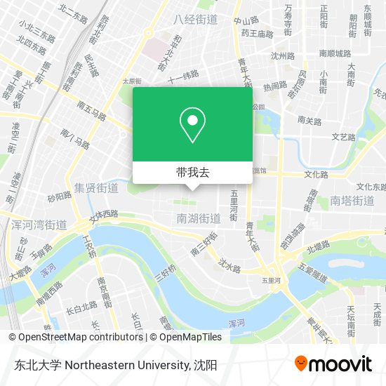 东北大学 Northeastern University地图