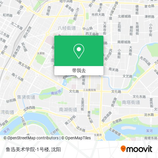 鲁迅美术学院-1号楼地图