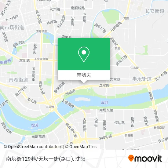 南塔街129巷/天坛一街(路口)地图