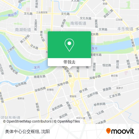 奥体中心公交枢纽地图